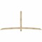 Ekena Millwork Bellingham Rough Sawn Timber Gable Bracket, Douglas Fir, 108"W x 49"H x 2"D x 4"F, 11/12 Pitch GBW108X49X0204BEL00RDF - alternate 1